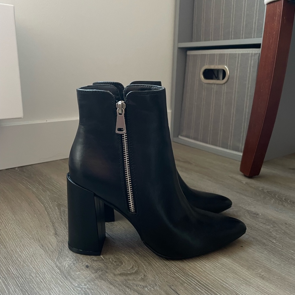 Leather Black Boots